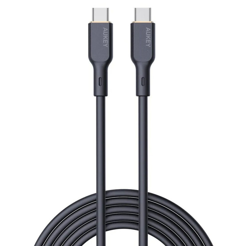 Cavo USB-C con USB-C Aukey CB-SCC101 Nero 1 m-8