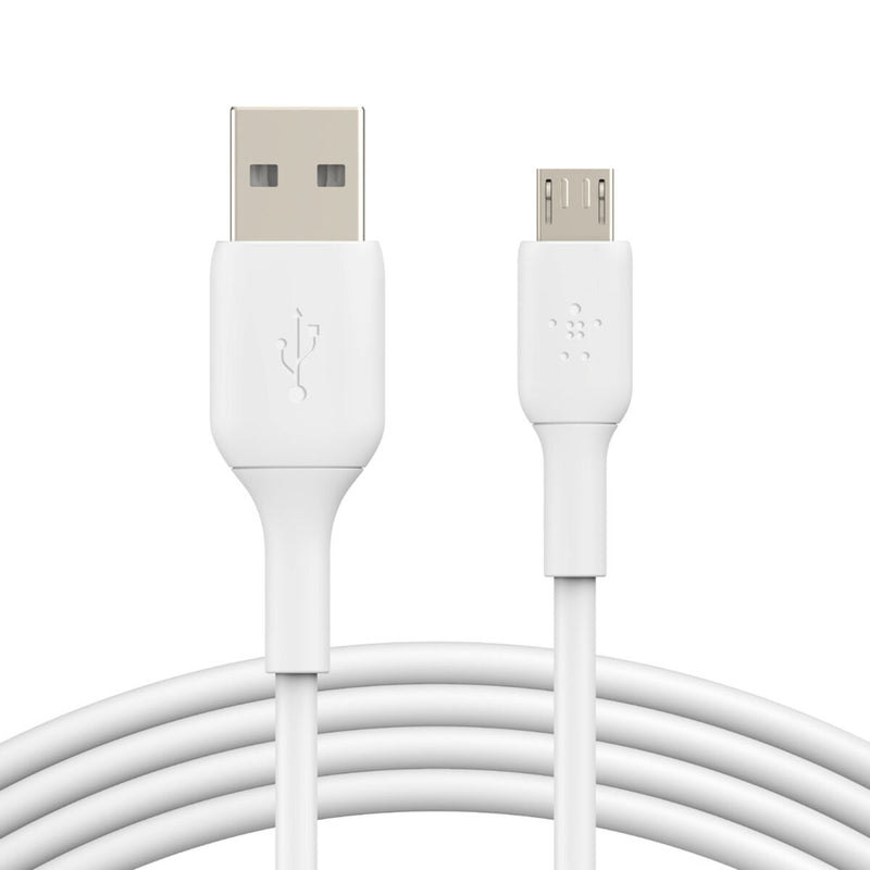 Cavo da USB a micro USB Belkin CAB005BT1MWH 1 m Bianco-0