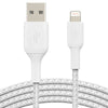 Cavo USB a Lightning Belkin CAA002BT0MWH Bianco 15 cm (1 Unità)-1