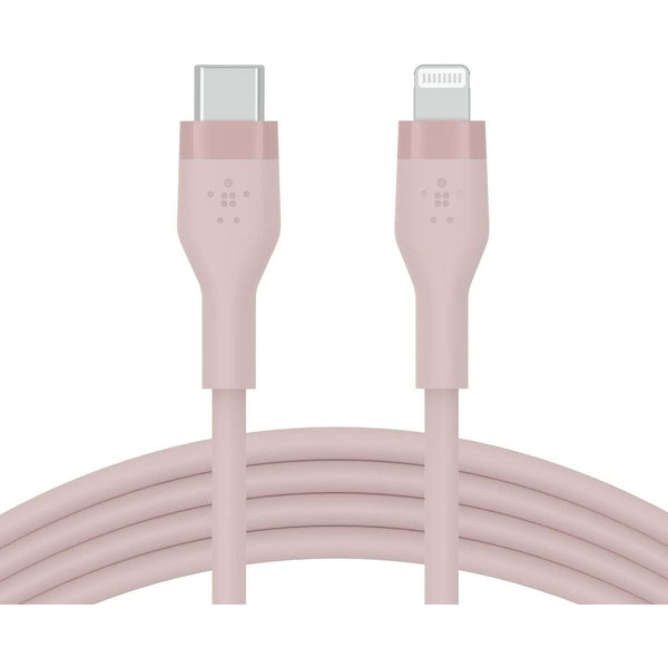 Cavo USB-C a Lightning Belkin CAA009BT2MPK 2 m Rosa-0