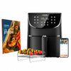 Friggitrice ad Aria Cosori Smart Chef Edition Nero 1700 W 5,5 L-8