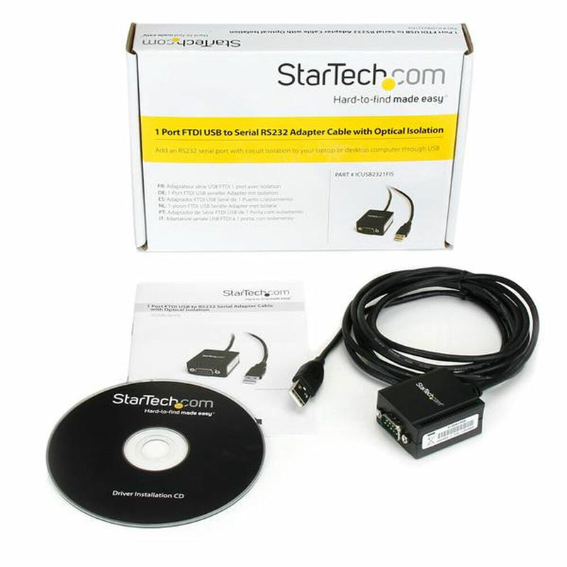 Adattatore USB con RS232 Startech ICUSB2321FIS         Nero-0