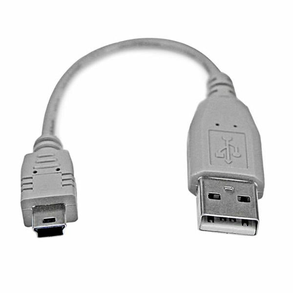 Cavo USB 2.0 A con Mini USB B Startech USB2HABM6IN          Grigio-0