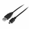 Cavo Micro USB Startech USB2HABM2M USB A Mini USB B Nero-0