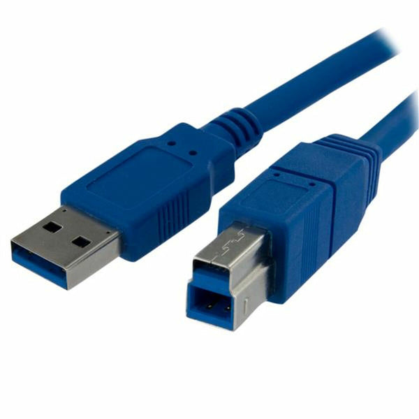 Cavo USB A con USB B Startech USB3SAB1M            Azzurro-0