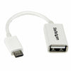 Cavo Micro USB a USB Startech UUSBOTGW             Bianco-0