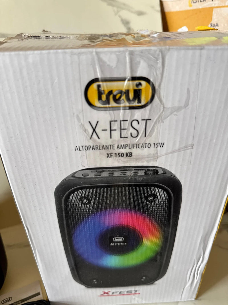 Cassa  Wireless  bluetooth  15W Xfest Altoparlante Amplificato Portatile 15W Trevi