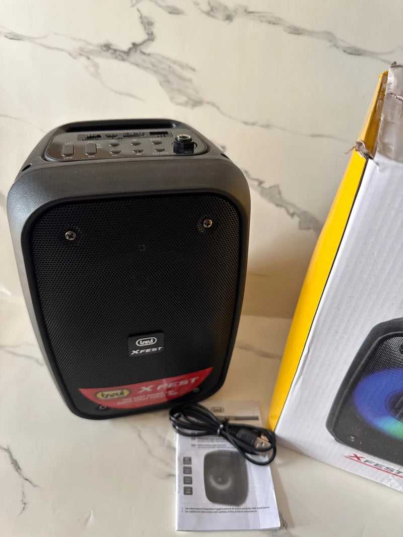 Cassa  Wireless  bluetooth  15W Xfest Altoparlante Amplificato Portatile 15W Trevi