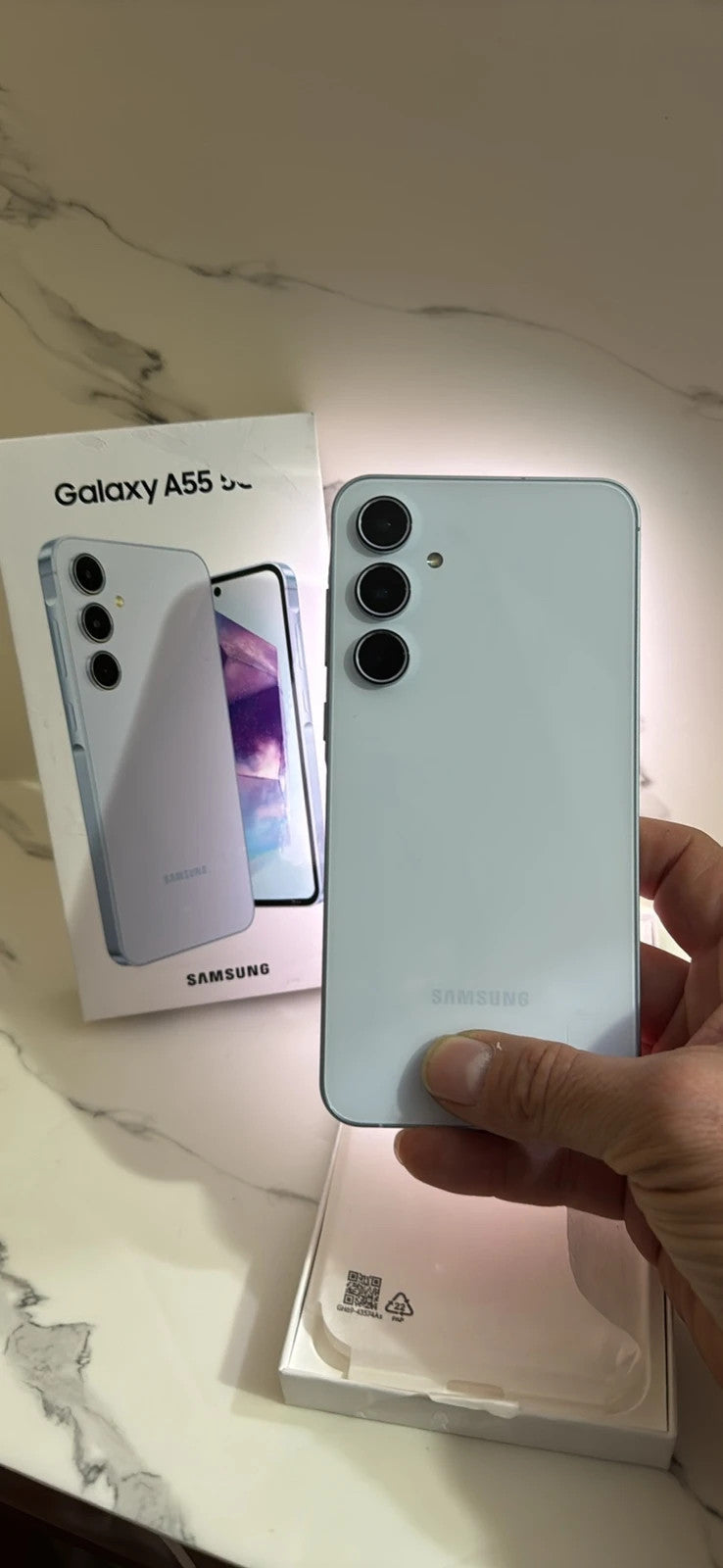 Samsung Galaxy A55 5G 256gb colore Iceblue samsung
