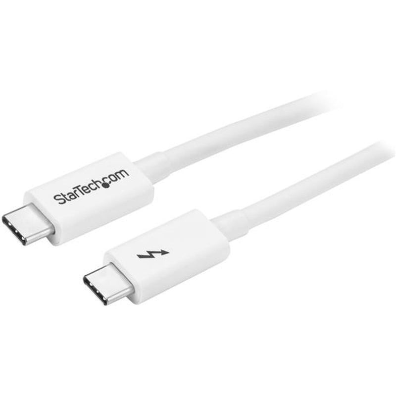 Cavo Thunderbolt 3 Startech TBLT3MM1MW 1 m Bianco-0