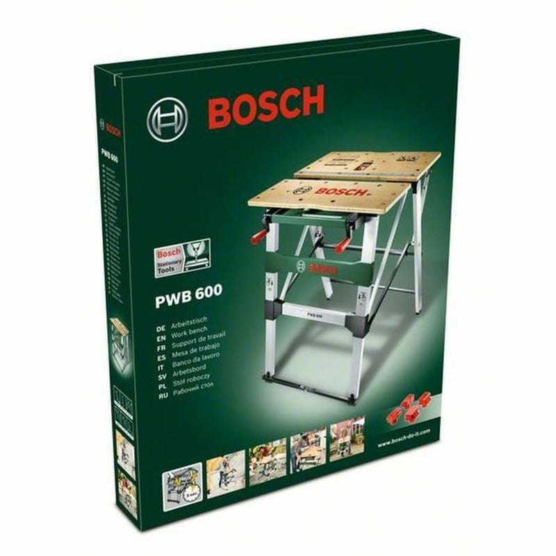 Banco da lavoro BOSCH PWB 600 Pieghevole 64 x 84 cm-4