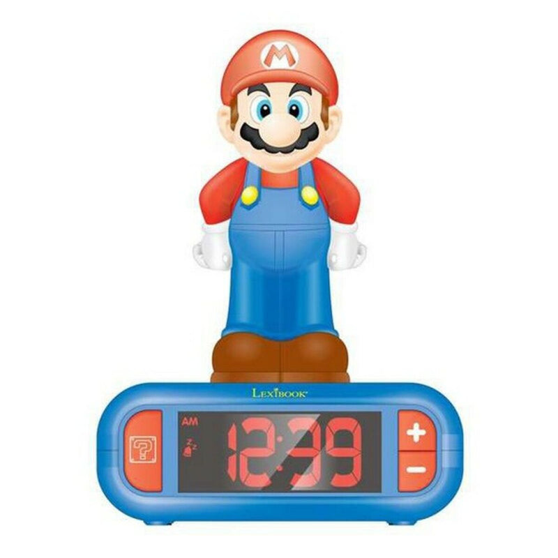 Orologio Sveglia Lexibook RL800NI Super Mario Bros™-0