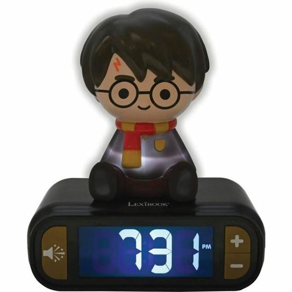 Orologio Sveglia Lexibook Harry Potter 3D con suono-0