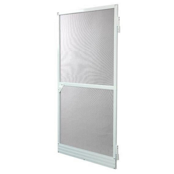 Zanzariera Porte Fibra di Vetro Alluminio Bianco (220 x 100 cm)-0