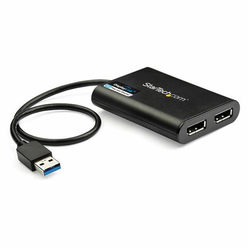 Cavo DisplayPort USB 3.0 Startech USB32DP24K60 Nero-3