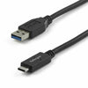 Cavo USB A con USB C Startech USB31AC1M            Nero-0