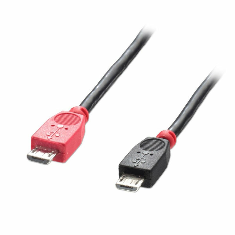 Adattatore Micro USB con Mini USB LINDY 31759 Nero 1 m-0