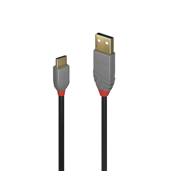 Cavo USB A con USB C LINDY 36885 Nero 50 cm-0