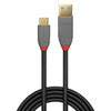 Cavo USB A con USB C LINDY 36911 Nero Antracite-1