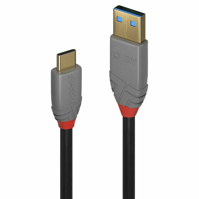 Cavo USB A con USB C LINDY 36912 Nero 1,5 m-0