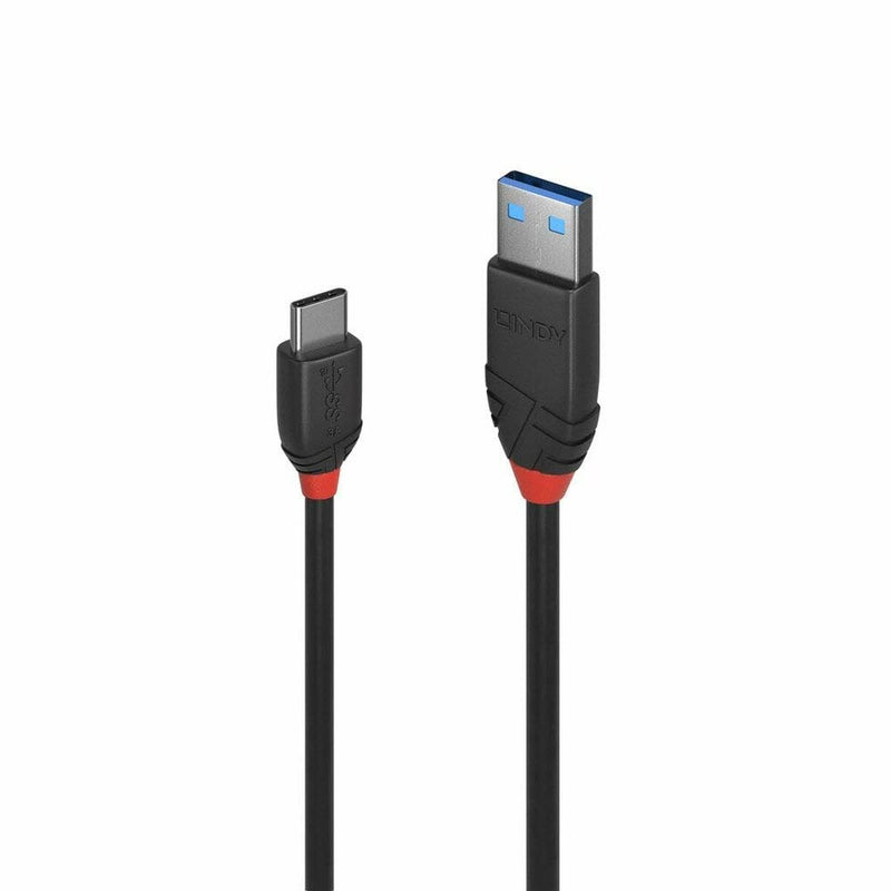 Cavo USB A con USB C LINDY 36915 50 cm Nero-0