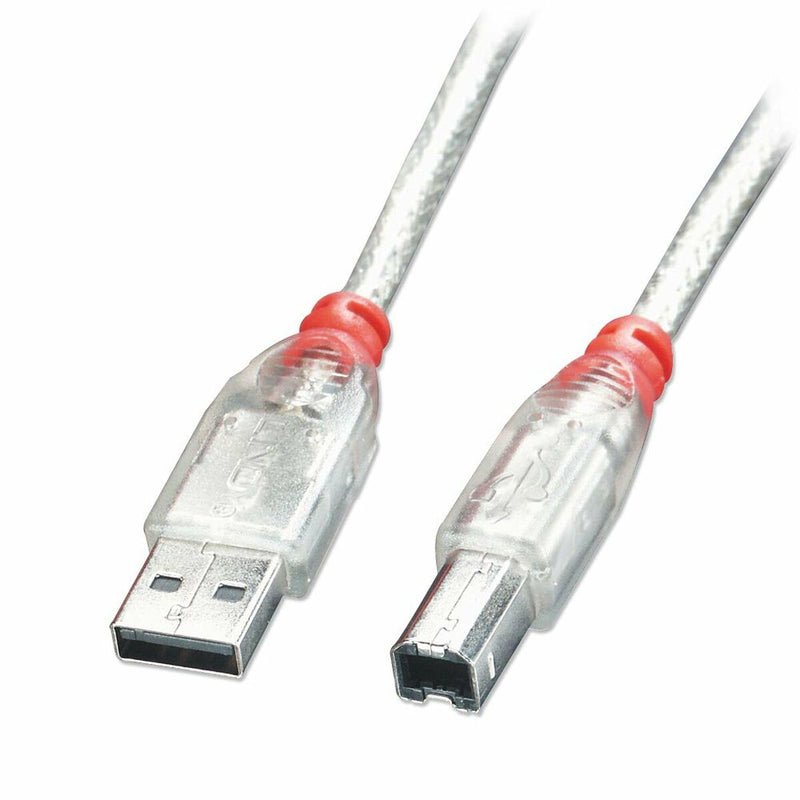 Cavo USB A con USB B LINDY 41754 3 m Bianco-0