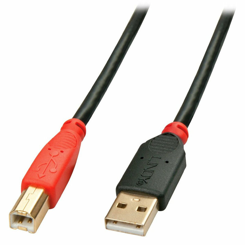 Cavo USB A con USB B LINDY 42762 15 m-0