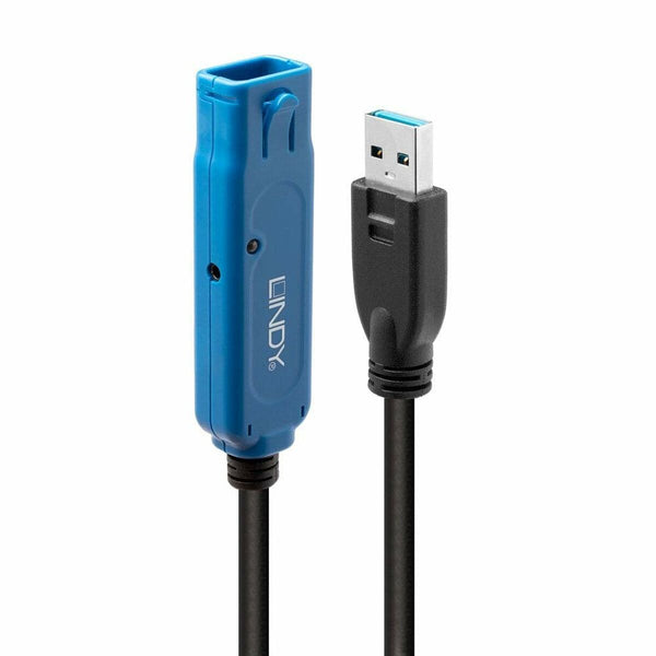 Cavo USB LINDY 43158 8 m Azzurro Nero-0