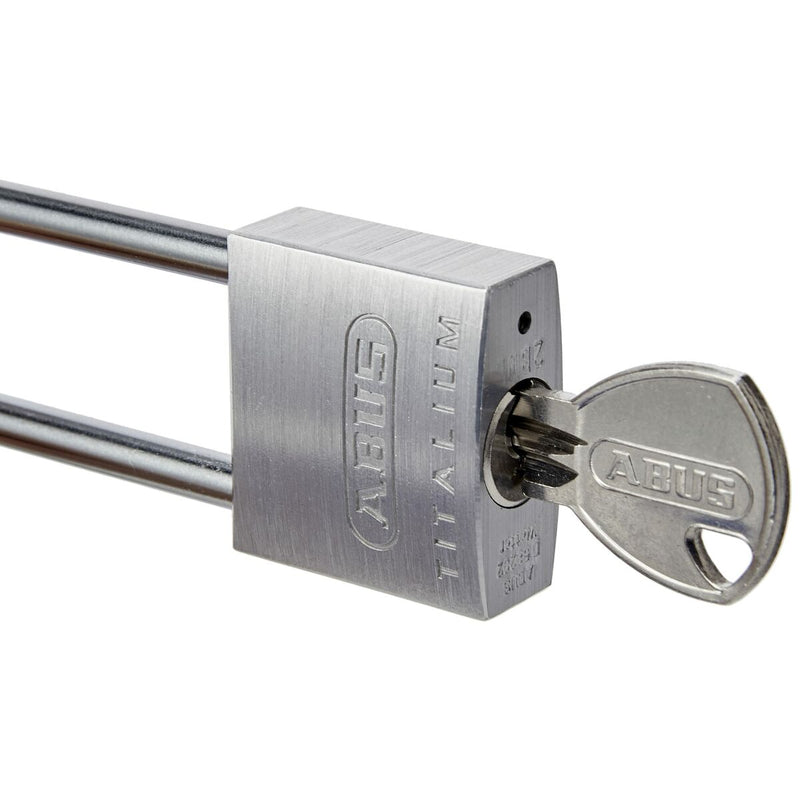 Lucchetto con chiave ABUS Titalium 64ti/30hb60 Acciaio Alluminio Extra lungo (3 cm)-2