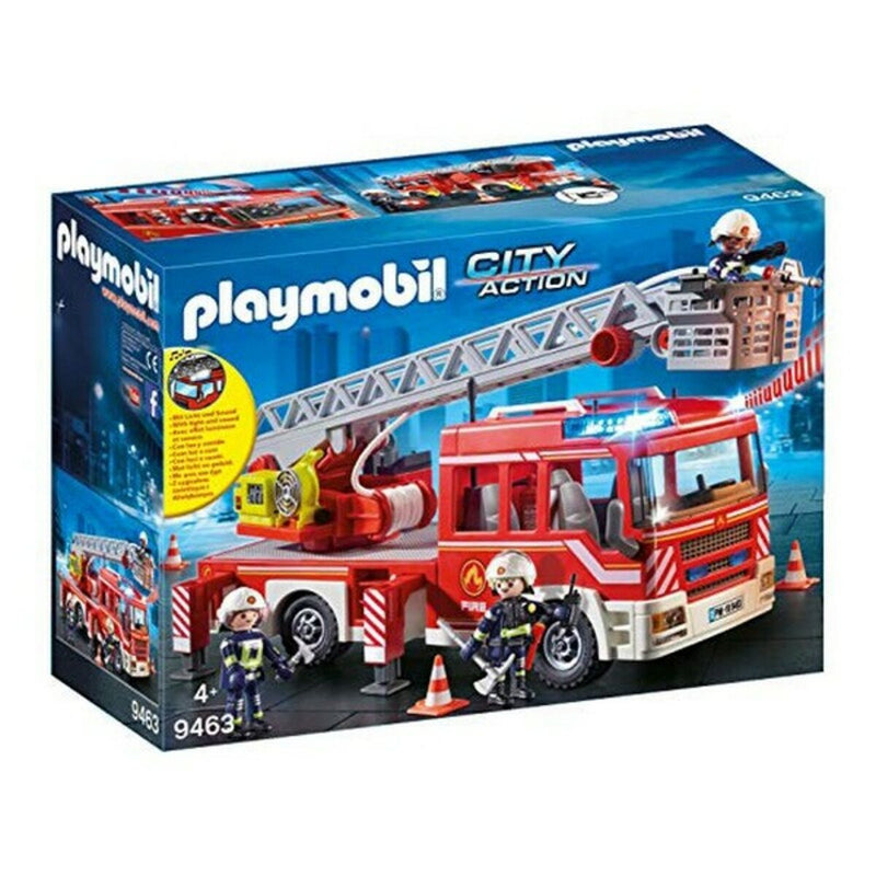 Playset di Veicoli City Action Playmobil 9463 (14 pcs) Camion dei Pompieri-0