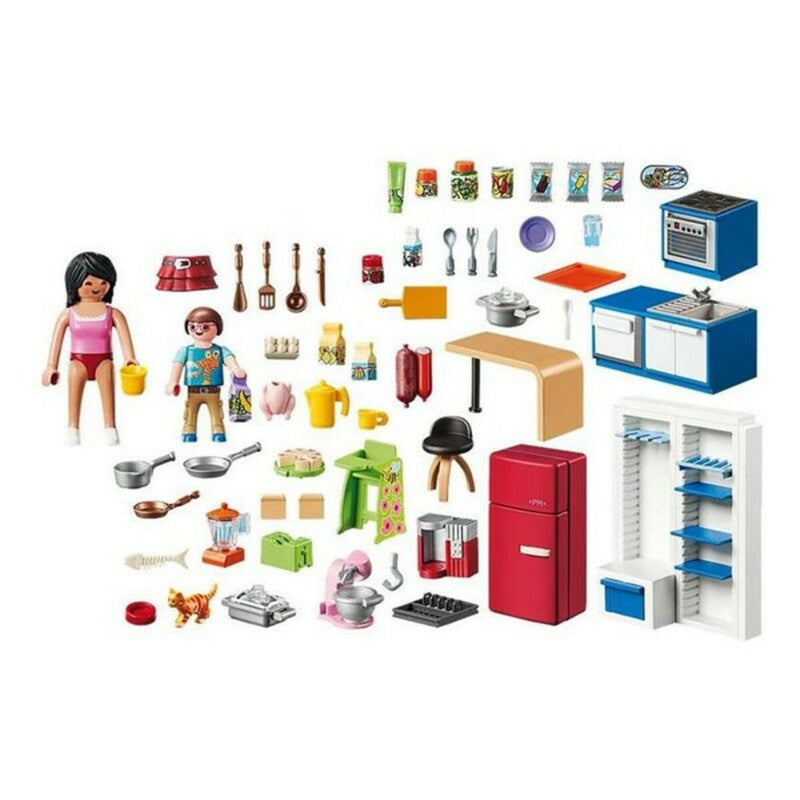 Playset Dollhouse Kitchen Playmobil 70206 (129 pcs)-1