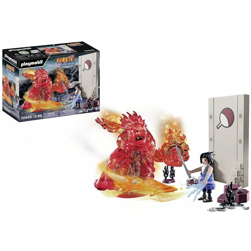 Playset Playmobil 70666 Sasuke vs Itachi 37 Pezzi-2