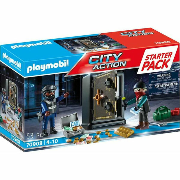 Playset Playmobil City Action Starter Pack Safe 70908-0