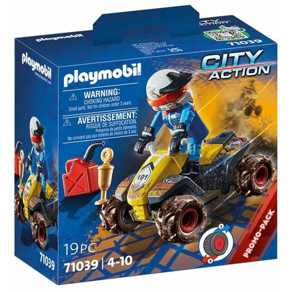 Playset Playmobil City Action Offroad Quad 19 Pezzi 71039-0