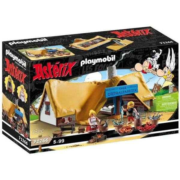 Playset Playmobil Astérix: Ordralfabetix Hut 71266 73 Pezzi-0