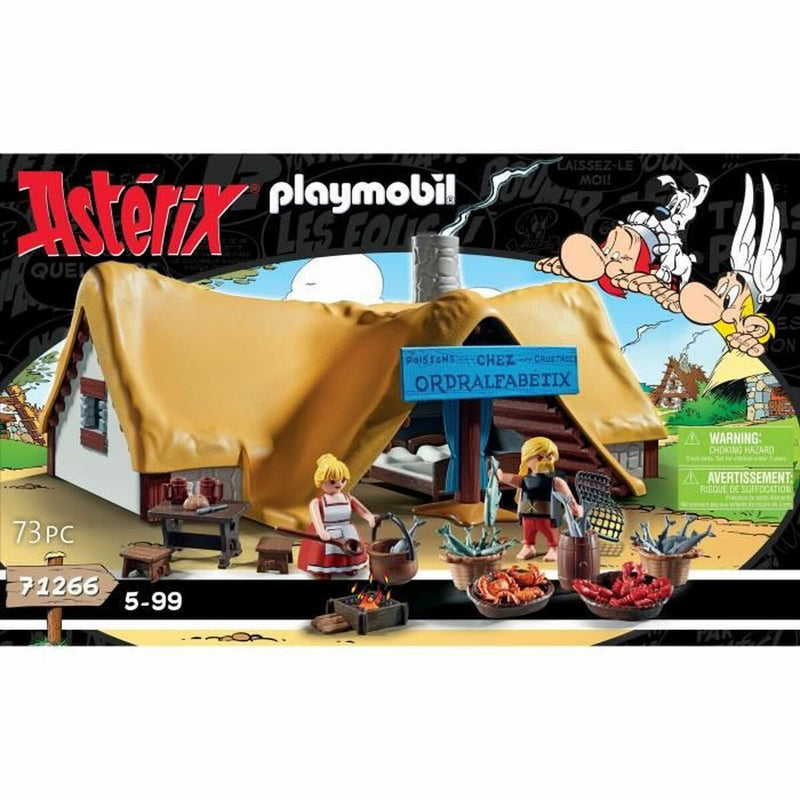 Playset Playmobil Astérix: Ordralfabetix Hut 71266 73 Pezzi-2