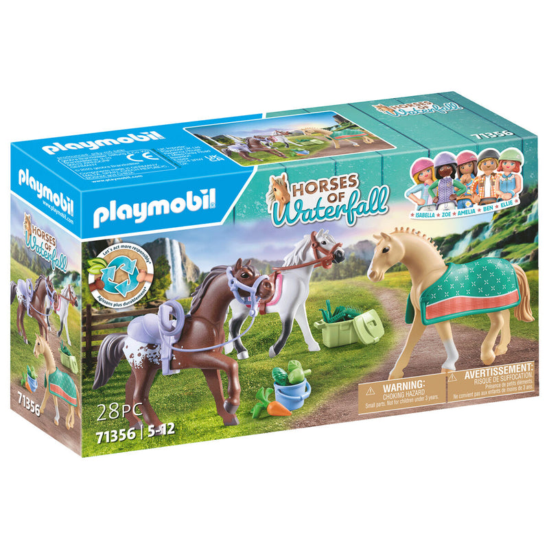 Playset Playmobil 71356 Horses of Waterfall 28 Pezzi-1