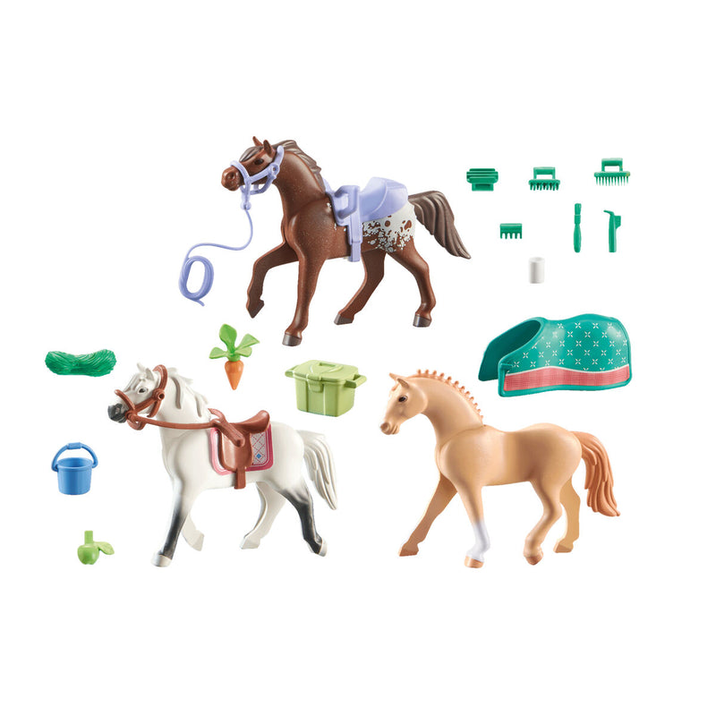 Playset Playmobil 71356 Horses of Waterfall 28 Pezzi-0