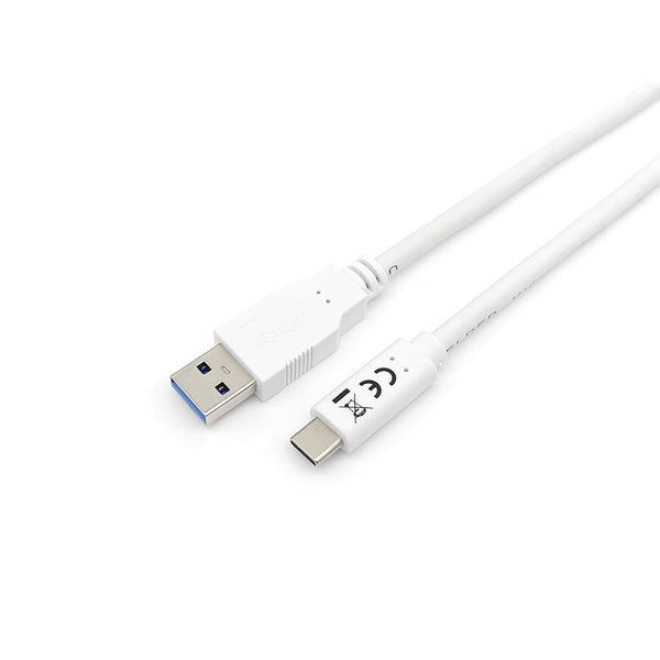 Cavo USB A con USB C Equip 128363 Bianco 1 m-0