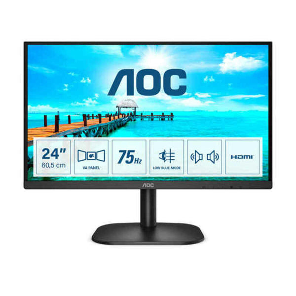 Monitor AOC 24B2XDAM 23,8" 75 Hz WLED LED VA Flicker free 240 Hz-0