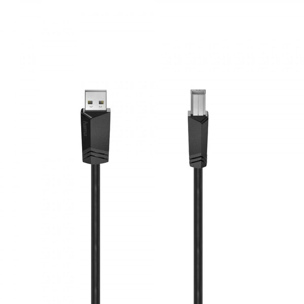 Cavo USB 2.0 A con USB B Hama 00200602 1,5 m Nero-0