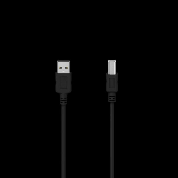 Cavo USB A con USB B Hama Technics 00300065 Grigio (1,5 m)-0