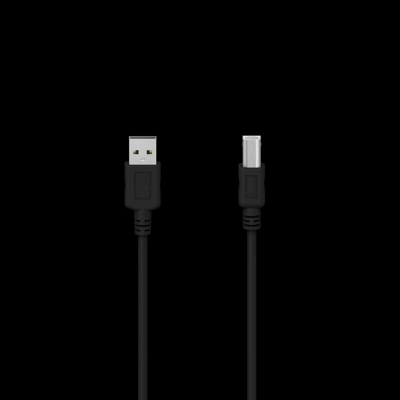 Cavo USB A con USB B Hama Technics 00300065 Grigio (1,5 m)-0