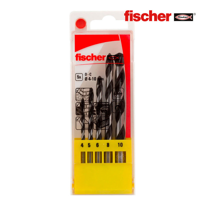 Set di trapani Fischer 536606 5-1