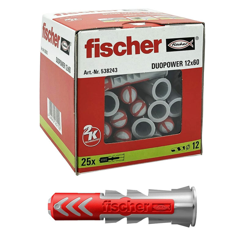 Tacchetti Fischer DuoPower 538243 Nylon Ø 12 x 60 mm (25 Unità)-2