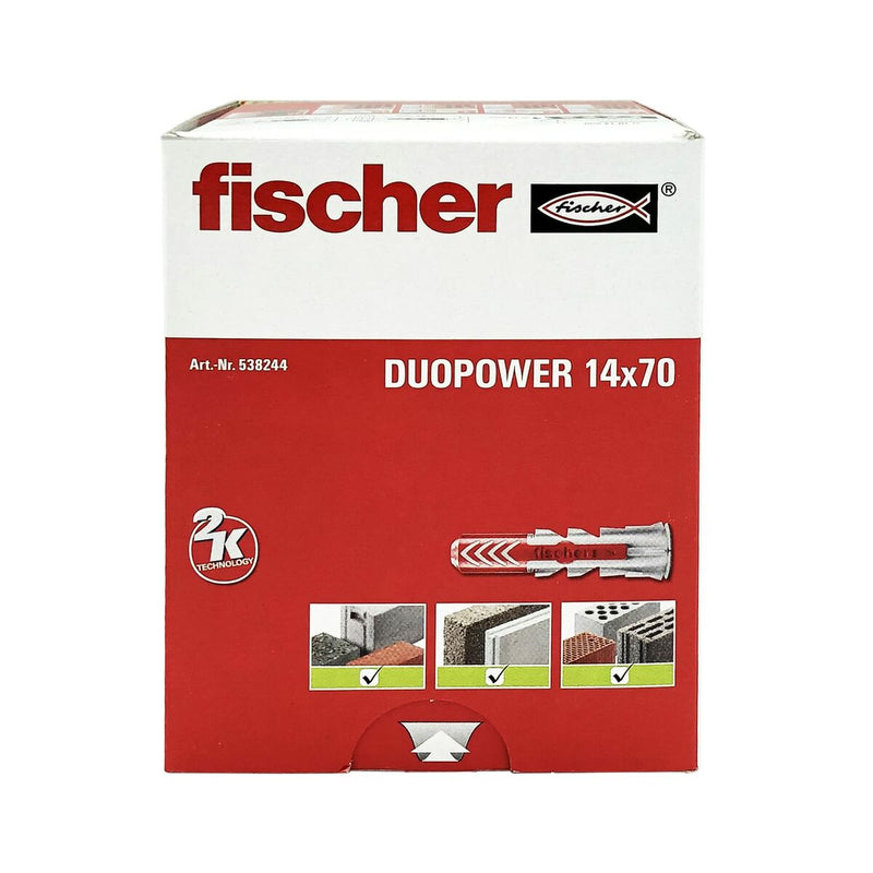 Tacchetti Fischer DuoPower 538244 Ø 14 x 70 mm Nylon (20 Unità)-1