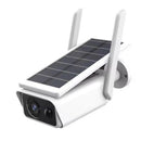Wifi Hd Camera 1080P 2MP Rechargeable Wireless Camera with Solar Panel Night Vision App Control Smartphone IP66 Motion Detector for Indoor bigeshop