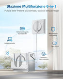 ECOVACS W2 OMNI Robot Lavavetri con Stazione Multifunzione ECOVACS
