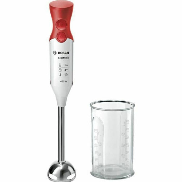 Frullatore ad Immersione BOSCH Hand blender 600 ml Bianco Rosso Rojo/Blanco 450 W-0