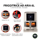 Friggitrice ad Aria 6L Bianco bigeshop